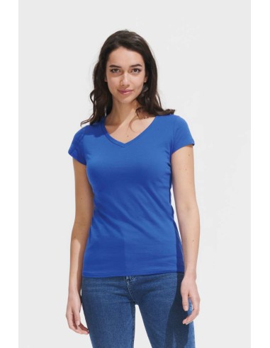 S-SO11388-SOL'S MOON - WOMEN’S V-NECK T-SHIRT